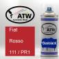 Preview: Fiat, Rosso, 111 / PR1: 400ml Sprühdose, von ATW Autoteile West.